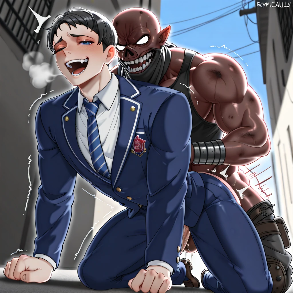 ((Inside a haunted mansion setting - a visitor sexy and naive young adult male wanders into haunted mansiin that is full of horny ghosts )), ((male x ghost yaoi)), penis line, ghost sex, Hentai, NSFW, porn, (set as a hentai yaoi game), ((scary mutated monsters enslaves the sexy young adult male)), ((anal penetration)),