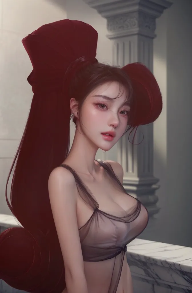 tsuruta ichiro, Narrow-eyed, 1girl in, Allback、deadpan、short-hair、shorth hair、brow、Reluctance、A dark-haired、Tucked Hair Solo, Cowgirl, Onepiece, ((mideum breasts)), Thin slit eyes、Black eyes, Light shines on the eyes、Black hair, gloves, Dress, Luxurious Jewelry, earrings, sharp eye、 elbow groves,Raise your hands and tie your hair back, random color, random color dress, Makeup for long eyes, Slender eyes、lip stick, Complex petal pattern, Rim Light, Back Light, pastel color,Studio Lighting
