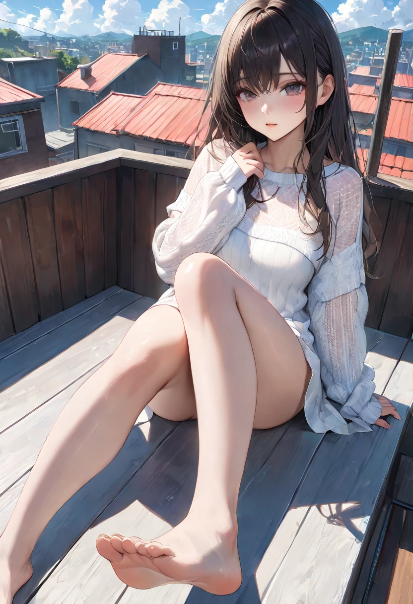 ((((highest quality)))), (((Ultra-precision CG 16K))), (((masterpiece))), (((Very detailed))), (((Extremely detailed))), (((Black outline:1.3, Written boundary depth:1.3 , Written soft outline))), Blur, Bokeh, Maximum clarity and sharpness,Multilayer Texture, Surface Shading, Cinematic lighting, Beautiful details sparkle ,Perfect Proportions, Limited to one woman, break beautiful hair, Beautiful Japanese Idol face, Beautiful and beautiful eyes, Beautiful body, Beautiful breasts, Beautiful thighs, Beautiful legs, Beautiful fingers, (Beautiful views) , skinny body, eight-headed body, ((Beautiful Skin)), ((Skin Texture)) BREAK breast enlarged, medium Breasts, perky tits, (blush, smiling:1.3, pink cheek, narrow eyes, 20 years, Attractive adult woman , anime gyaru , Big eyes) , twin braid, Long Hair, Striped Hair, Hair Intake, Inner hair color, BREAK (Ao-dai fashion), nail art, necklace, Bridal Ring, wearing a watch BREAK (((sitting on steps , Running hand through hair, from front, from below, full body Shot, long shot, looking above, ((rural street at starry night))
