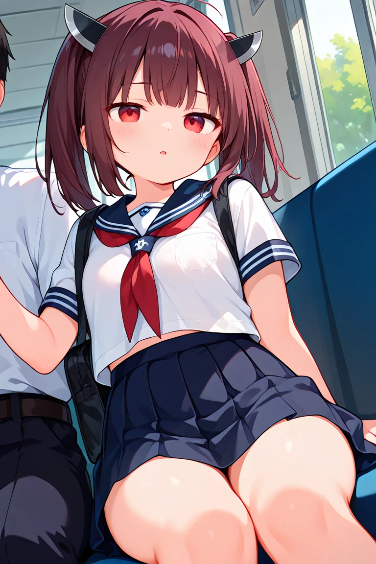 spread leg legs、sit、Looking away、Chat with friends、In town、bustling street、cap、Panties、Shoulder bag、mini skirt、Private Server、Girl、Girl、Short、Younger、Baby Face、flat chest、Dynamic Angle、Useless、Displeased、Both eyes open、Voyeur style