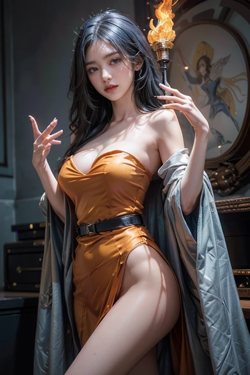 Woman、fullnude、Medium chest