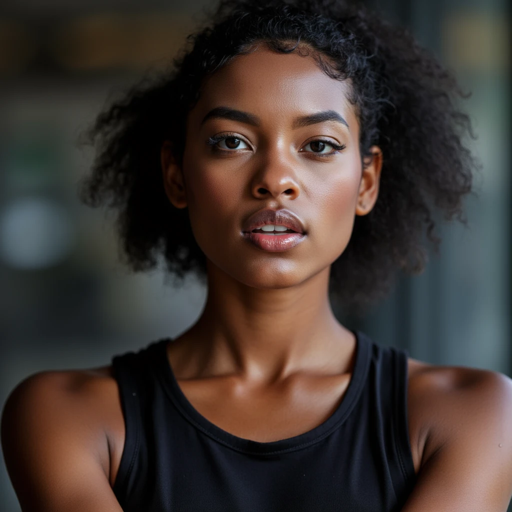 beautiful black student, staring at camera in dress , to l'outdoor in the park'Athleticince, )), photorealistic, photo, chef-d'artwork, realistic, realism, photorealism, high contrast, photorealistic digital art trending on Artstation 8k HD high definition detailed realistic, detailed, Texture de la peau, hyper detailed, realistic Texture de la peau, armature, best quality, ultra high resolution, (photorealistic:1.4),, high resolution, detailed, Photo brute, re pointu, par Lee Jeffries Nikon D850 film stock photographie 4 Kodak Portra 400 appareil photo F1.6 lens rich colors hyper realistic lifelike texture dramatic lighting unrealengine trending on artstation cinestill 800,
