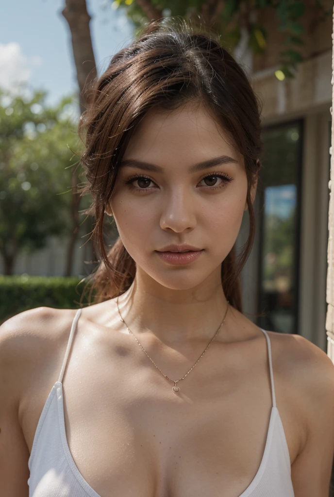 calidad superior, realista, Muy delicado y hermoso, Fotos CRUDAS, professional lighting, facial lighting, profundidad de campo, single focal, todo el cuerpo, 1 mujer, (pureerosface_v1: 0.33), (ulzzang-6500: 0.33),