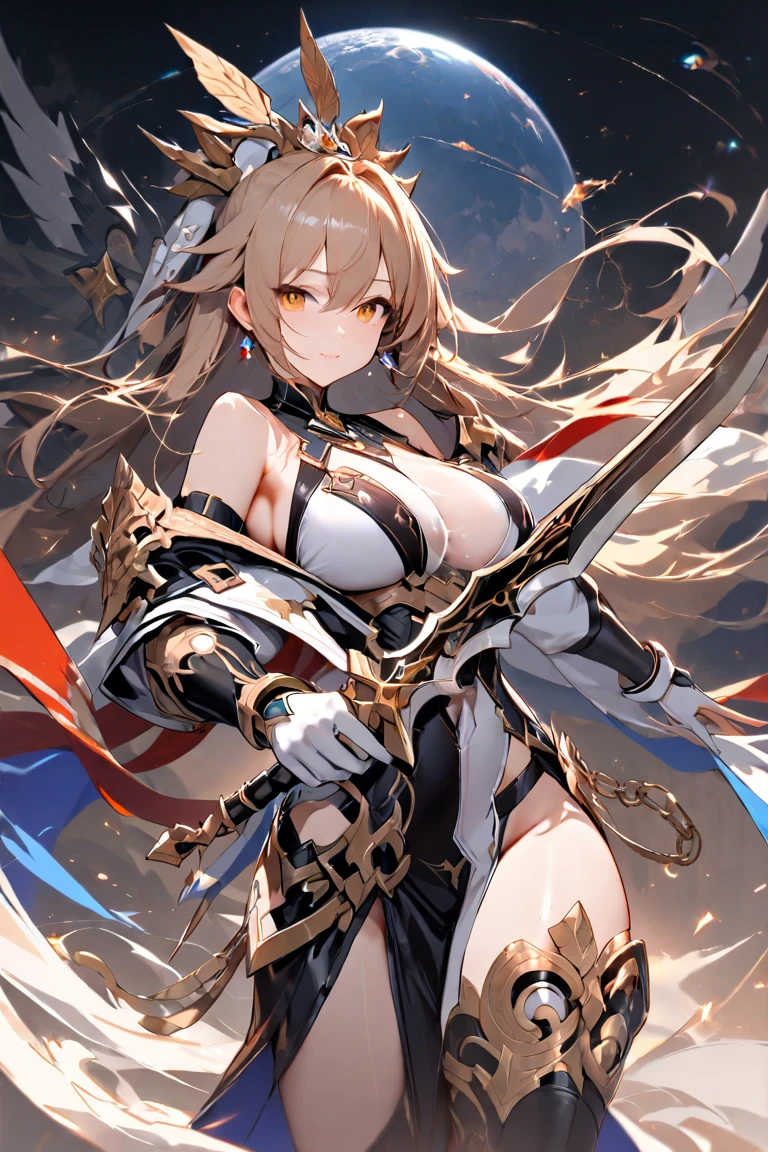 combat mecha,(blonde girl),(huge ponytail),Airu Blue glowing light energy long sword,Milky Way,mechanical and sophisticated,((blonde beauty))public details,mecha wings,elegant,blue mecha,blue shining eyes,(stocking heels),land,mechanical and sophisticated,public detailecha wings,elegant,wood々,I have hands and feet,diagonal,Hugeness,Wind,It's hazy,Mecha's eyes glow blue,blue mecha,blue shining eyes,Holding a sword of delicate light energy,null,mechanical and sophisticated,public details,巨大なmecha wings,elegant,wood々,I have hands and feet,diagonal,Hugeness,Baiyun,It's hazy,Mecha's eyes glow blue,public details,Winds of the future,sacred,cavalier,combat mecha,Blue glowing eyeliu, delicate sniper rifle,null,mechanical and sophisticated,public details,巨大なmecha wings,elegant,wood々,I have hands and feet,diagonal,Hugeness,Baiyun,It's hazy,Mecha's eyes glow blue,public details,Winds of the future,sacred,cavalier,The face is Kriasu wearing mask armor.........,マスターペイントhighest quality,official art,High definition CG Unity 8K wallpaper correction light,(particles of light,(figure)(color)good looking,Impeccable,((graphic painting)),(heavier stroke)),(thick line),best image quality,A master who paints with a severe expression,long eyelashes,(((silhouette))),very detailed背景,woodバナナの葉,lily,dew,date palm flower,Ryu,Pale white off-shoulder dress Soso Nikko,(people々close-up of),((超highest quality)), ((非常にmasterpiece)), ((super detail:1.4)), ((Surreal realistic 3D)), dragon warrior girl, Machine body, Dynamic action poses in battle scenes Very complex and heavy fighter mechanical weapons, 濃密でComplexスチームパンクと濃密なゴシックロリータを融合させたオフショルダーファッション, Complexスチームパンクなヘッドギア, Very thin long mechanical boots above the knee, Fluttering lace flare mini skirt, 上向きの美しいbig breasts,somewhat long, Windになびく縦巻きの銀髪,Countless large shining spheres fly around,Many sparks intersect and fly,Countless neon signs rained down in a magical gesture,Steampunk Factory,Complex and precise mechanical ruins,very dark night background,very dramatic and cinematic lighting。1peopleの女の子、night city、rain、kimono without sleeves、black haired、has a bloody weapon、looking at camera、Cherry blossoms are dancing,unusually resistant、blush、looks like it's in pain、shrine maiden、Valkyrie、angel wings、belly button、side boob barbosa、Complex、particles of light、thighs thighs thighs、shiny skin、perfect lighting、1peopleの女の子、looking at the viewer、winged hat、pelvic curtain、A smilee、(masterpiece)、(highest quality)、very huge breasts、porcelain skin、very long hair、wavy hair、royal sister,woman,Queen,wear a crown,周りにはたくさんの金colorの稲妻があります,sitting on the throne,Cover the sagging around the eyes with bangs Suspender socks rack lace tops,,high jump,grab Arlan's leg,,black silk top,既婚woman,mother's,domineering,smile,the corners of the mouth are raised,red and gold eyelash silk erotic underwear,black top,black silk gloves,胸とthighs thighs thighsにハリエニシダのタトゥーを入れています,腕には金colorの龍の鱗がたくさんあります,首には金colorの龍の鱗がたくさんあります,bright eyes,dragon eyes,Snake eye,erect pupils,服に金colorの縞模様があります,服に金colorの模様があります,靴下は金colorの模様をしています,背の高いpeople物,胸の外側をdew出させる,Twisted blade hanging from shoulder,big breasts ,Has long dragon horns,巨大な金colorの龍の翼,巨大な金colorの龍の翼,体と同じくらいの大きさの巨大な金colorの龍の翼,体は巨大な金colorのドラゴンの羽で覆われています,golden eyes,just a pair of wings,big wings,the biggest dragon wing,the biggest dragon wing,首に金colorの鱗があります,Fingers are golden dragon claws,golden dragon's extended tail、1peopleの女の子、night city、rain、kimono without sleeves、black haired、has a bloody weapon、looking at camera、Cherry blossoms are dancing,強力なhighest quality, (very detailed: 1.5), table top, 超A high resolution,(photo-realistic:1.4), 1 beautiful girl, cowboy shot, (wear battle armor:1.4), (wear battle AR
