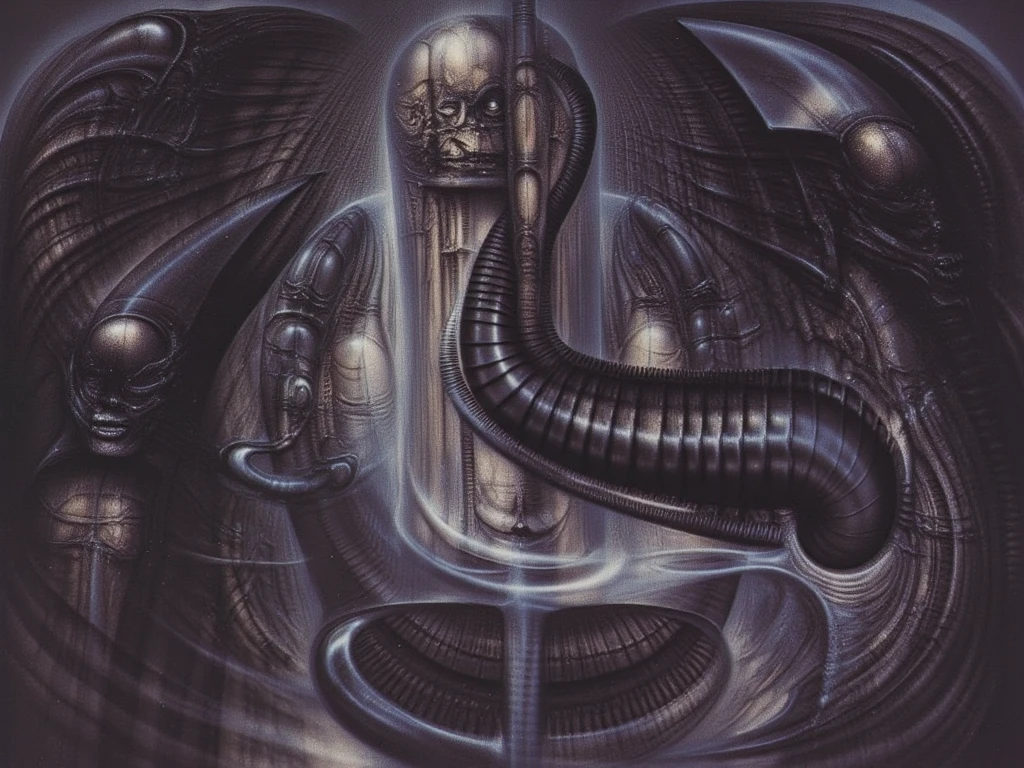 g1g3r,<lora:g1g3r:1.00>, sororoity sisters dared into being cultists. univeristy co-eds performing a successful ritual summoning of an erotic lovecraftian horror, inspired by Lovecraft, drawn by Giger, 2020s sorority basement, highly detailed, realistic, cute undergraduates (20 years old, perky breasts, college students, latex), occult summoning circle (chalk signs, occult symbols)