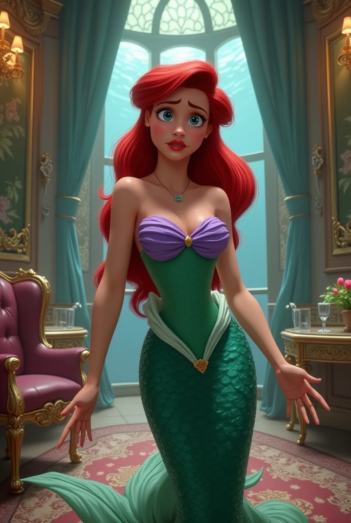 A beautiful cinema motif with Disney Ariel