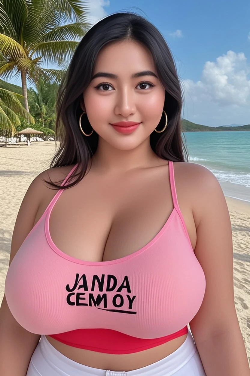3beautiful women smile asia,eropan,body thick,body curve,body big,sexy model ,bbw body,sap body,pakai bikini bling bling merah,silver,orange,kuning ,hijau,biru,ungu,abu sedang jalan di pantai
