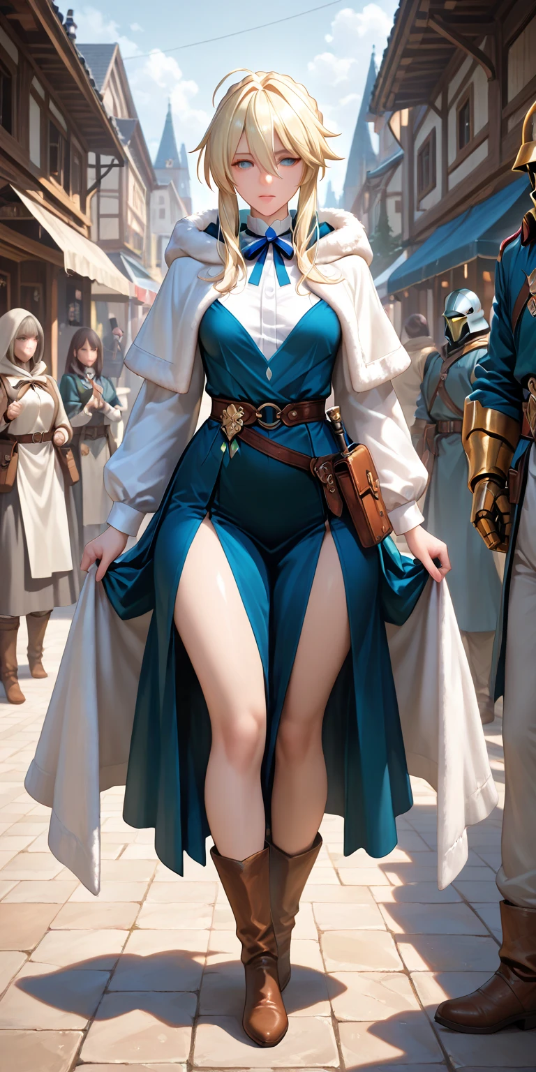 Leonardo da Vinci style (elf female full body) SFW