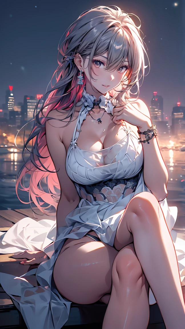 beautiful detailed sky, Beautiful and detailed sea, ((Extremely detailed CG unified 8k wallpaper)),masterpiece, best quality,Very detailed,Beautiful and delicate eyes,Cinema lighting,extremely delicate and beautiful,Very detailed,((masterpiece)),(((best quality))),((Super detailed)),((illustration)),((disheveled hair)),dynamic angle,(((a girl was trapped in a huge Glass bottle))),whole body, (Drifting bottle), kneel,reaching,manacles, collar, arm support, stare at,(overlooking),((panoramic)),(((dreamlike and picturesque))),from above,Glass 