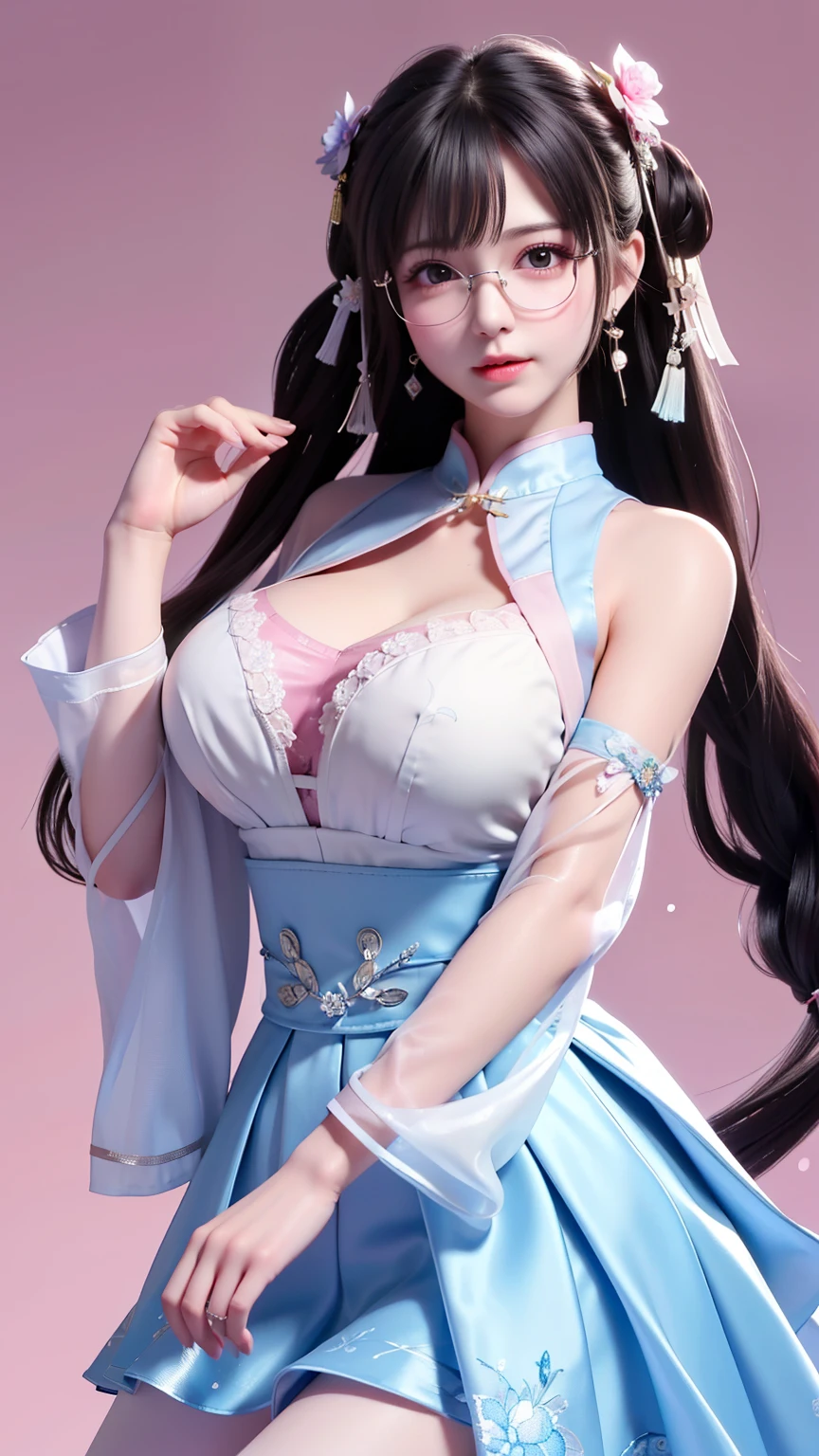 （best qualityer、Exquisite：1.2）、超高分辨率、realisticlying、forward light、The details are complex、Exquisite details、The texture is exquisite、1 mature mature girl（rosette）、Alone、、、、（年轻、、Absolutely lovely、）、face highlight、plumw、A detailed face、white skinned、gold and blue hair、looki at viewer、largeeyes、Silk robe、（hollow pattern、white colors、silkouette）、耳Nipple Ring、Bigchest、slimfigure、Deluxe Room、Professional lighting、photon maping、Radio City、physically-based renderingt、（（Pull up the skirt、Lift the hem of the skirt to reveal white lace panties））Suspender stockings，full bodyesbian