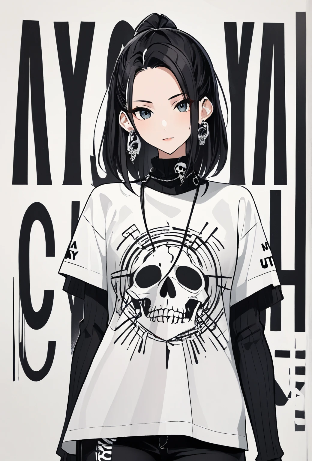 1 girl, emo, de cabelo ruivo, wearing short, casual stay-at-home clothes.