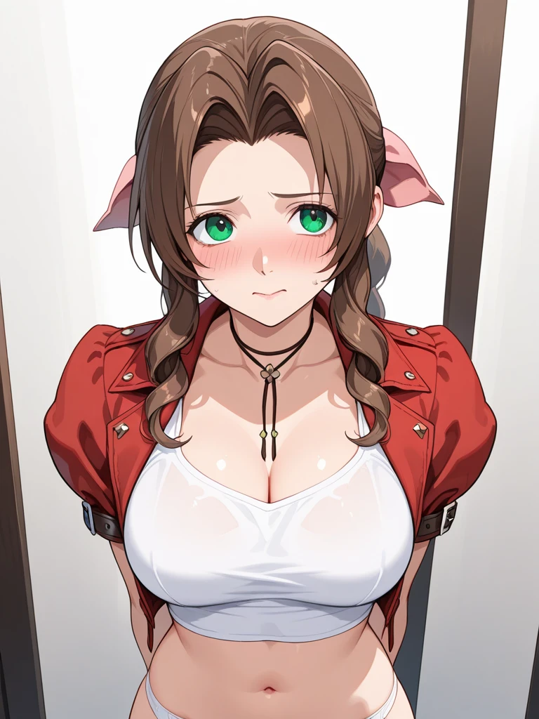 ((((Ultra-detailed,masterpiece,Highest quality)))),NSFW,(Audience Chamber:1.3),(((Blonde side ponytail long hair,Pointy Ears:1.1))),(Red Eye:0.6),(((Dark Skin,Oily skin:1.5))),(Huge breasts:1.2),(model:1.1),(Moderate),(Tattoo),(Collar with chain),(Natural Makeup),(Shiny clothes,Shiny body),(Ecstasy:1.3),((Five Fingers)),(((See-through bunny girl:1.5))), (Shiny clothes:0.8),(Tattoo:1.1),(vapor:1.1),(Detailed fingers),Cowboy Shot, (smile:0.5), (blush:0.9),((Perfect Fingers)),