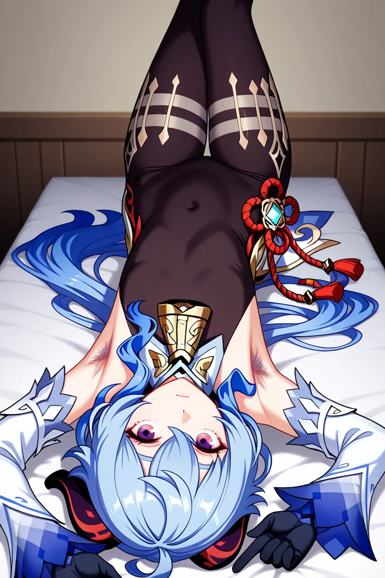 man and woman, fucked in the ass, blushing, Closed eyes