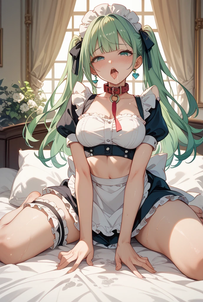 One Girl, (((45 years old Japanese mature maid 1.5))), alone, ((long dark green hair 1.4)), ((Sweaty 1.5)),((Shiny skin 1.4)),(Sexy Aunt),((Thighs)), Adult sex appeal, ((Pink miniskirt maid outfit 1.5)),((Knee-high socks 1.4)),whole body, bangs, Realistic,((Small Breasts 1.2)), 4K, Highest quality, Slender beauty, Extremely clear images, 8k, Beautiful pose, Photo session、((Cute pink maid outfit))、smile、Straight hair,((Night Pool Background))