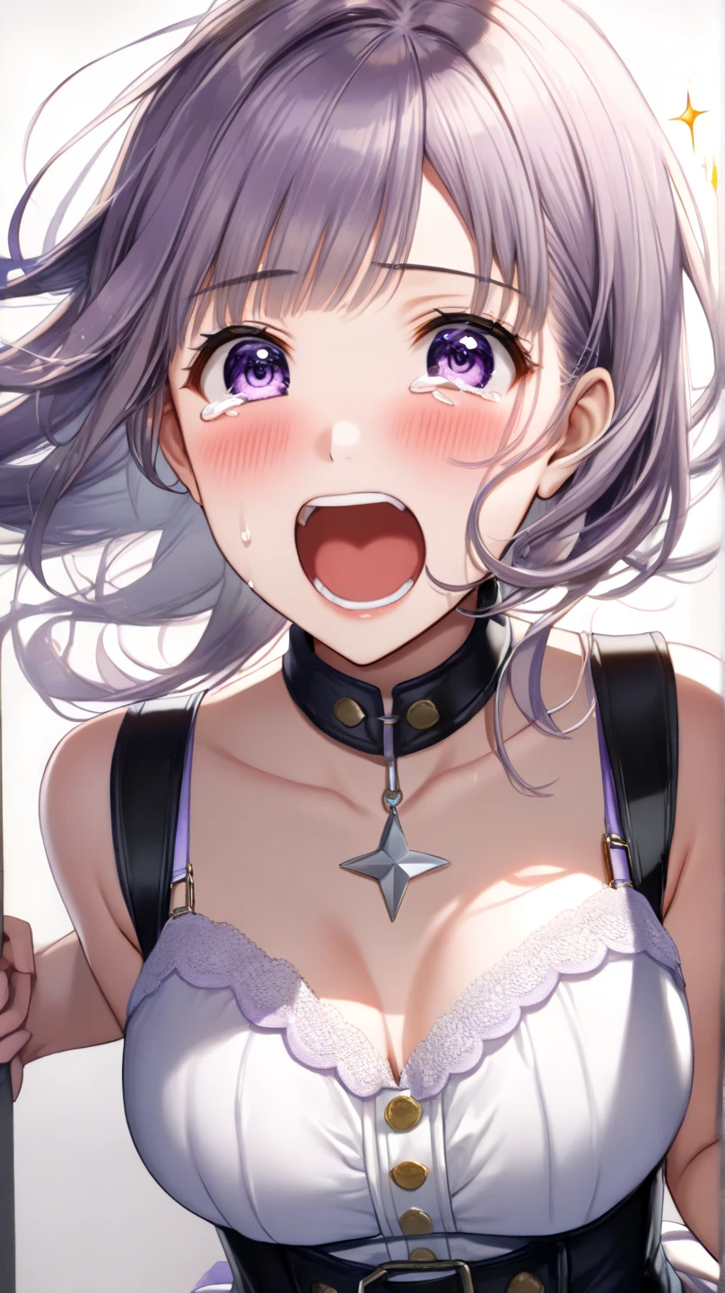 nsfw,uncensored,super fine illustration,8K CG wallpaper,best quality,extremely detailed,ultra high res,best aesthetic),(cowboy shot,from front), 1 girl, idol master,(nao kamiya),,(brown hair), (medium long hair),(forehead:1.1),((red eyes)),shiny hair, shining eyes, delicate line tail face, sitting, spread your legs, leaning forward, open your mouth, (glin),(smile:1.5),(one eye closed:1.5),((flat chest,midium breast)),(ahegao:1.5),((stick out tongue:1.3)),(blue idol dress:1.5),(open clothes:1.3), (glowing skin:1.3), (Sweat:1.4), (brown pubic hair:1.5), (brown armpit phair:1.5),open vagina:1.3), (bukkake:1.7),(cum on Face:1.5),(cum on hair:1.5),(cum on armpit:1.3), (siting), (squatting),(vaginal penis:1.2), testicle, (a man:1.2), hetero, (lady sit astride on man:1.3), (sex,lady on top,ass pov), (intense sex:1.6), (concert hall,perfect lighting),(look at camera)(((multiple boys:1.9, peeing on a girl,multiple penises:1.9, gangbang))),looking at viewer),(happy:1.5,love:1.3),(dynamic pose),(spoken heart:1.5),(peace sign:1.5),(ahegao:1.3),(background,idol live stage1.5),(bloom:1.5),(Commemorative photo:1.5),