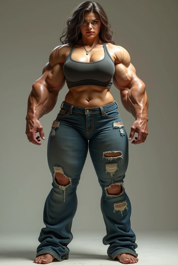 Americana ,Woman blouses and grey winter pants , showing muscles , Posar e flexionar, Corpo inteiro , corpo musculoso, bob cortou pixie longo , oculos fundo de garrafa grande , showing off biceps, body is strong and upright, ,feminino e muscular, muscles, Flexionando, strong arms, tiro no meio do corpo, magro, mas musculoso, magro e musculoso , caminhando pela cidade a noite .