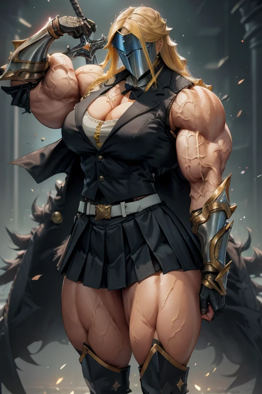 
(Best lighting) , (Very intricate details) , 4K Integration, (Super fine CG: 1.2) , (8K: 1.2),(original), (masterpiece) , (Highest quality),(masterpiece:1.4),((Full  images))、Anime-ish high quality,(masterpiece),masterpiece, Highest quality, Absurd,((Masterpiece, 4K, 8K, High resolution)),(masterpiece), (Highest quality), (Super detailed), (Very delicate and beautiful), ((Cowboy Shot)), 1 female,((Valkyria on the battlefield))、(((Cerveria Bress)))
((Female Bodybuilder:1.5)),A woman with a muscular chest like a male bodybuilder, Huge body、A giant woman towering over the cityscape、Fantasy、Woman with a height of 10 meters、((Beautiful woman)),((Woman warrior)),(((Full body image:1))),from frontknight girl,Brave and resolute attitude,((Metal armor)),(Plate Mail),((Metal armor shaped like pectoral and abdominal muscles)), ((Heavy armor)), Metal Reflection,Castle Background,Medieval streetscape,Fluttering Cloak、Brave pose,Strength and elegance,Solemn atmosphere,Powerful aura,((The Queen's Appearance))、Determined jawline,((The Strongest Queen of Mankind))、(Huge muscular physique),(Protruding veins)、Raised trapezius muscle、very thick neck、((Strong arms with bulging biceps))、A muscular chest、Six-pack、((Thick, muscular legs))、Overflowing with incredible strength、Muscles bulging out from under the force of force all over the body、Graceful Movement,A commanding presence,Poses that show off their monstrous power,Dynamic configuration,Vibrant colors,Perfect balance,Light and shadow contrast,Down to the smallest thread,Sharpen highlights and shadows,Impressive level textures,Sharp focus,Rich and realistic backgrounds,Magnificence and grandeur,((The Mighty Queen)),((Queen of Superpowers)),((A powerful queen of dignity and grandeur)), Inspiring and majestic,Dignified and fierce,Guardian of the kingdom,Unstoppable courage,Divine Destiny,Indomitable spirit,Unforgettable beauty,Unwavering Strength



