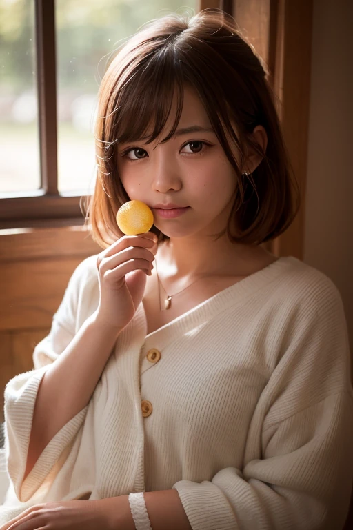 illuminate, illuminate, A charming close-up portrait , showing a beautiful bird ,A quiet morning , A soft golden light shines , A soft bokeh ball gently surrounds its petite body