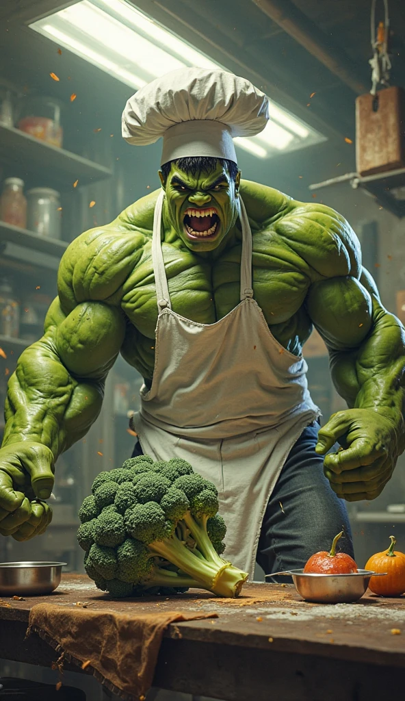 Hulk with french pasta