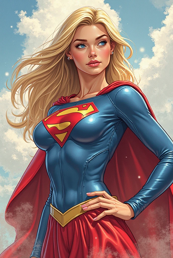 Amy Adams como Supergirl, realista, High definition, ultra resolution, Fujifilm XT3, detalhado, 64k, -