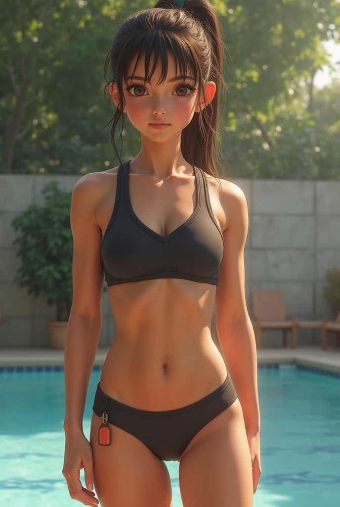 Masterpiece, raw, beautiful art, professional artist, 8k, very detailed face, very detailed hair, 1girl, Kim Possible, wearing tight yoga shorts and sports bra, no labels, no branding, cameltoe, exercising, stretching, yoga poses, in a tranquil mountain dojo, perfectly drawn body, beautiful face, long hair, very detailed eyes, smiling, rosey cheeks, intricate details in eyes, puckered lips, perfect fit body, beautiful body, extremely detailed, intricate details, highly detailed, sharp focus, detailed skin, realistic skin texture, texture, detailed eyes, high resolution, kodak vision color, foto_\(ultra\), post-processing, maximum detail, roughness, real life, ultra realistic, photorealism, photography, absurdres, RAW photo, highest quality, high detail RAW color photo, professional photo, extremely detailed UHD 8k wallpaper unit, best quality, highres, (masterpiece, top quality, high resolution:1.4), photo, cinematic, film grain, sharp, soft natural light, magic photography, super detailed