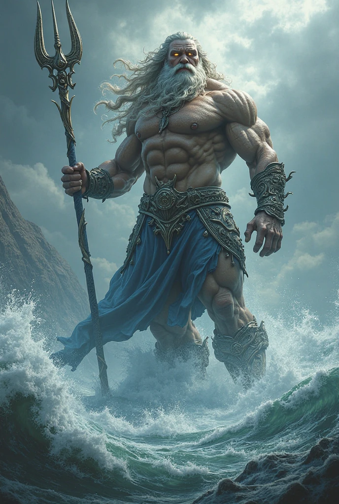 pencil art Poseidon