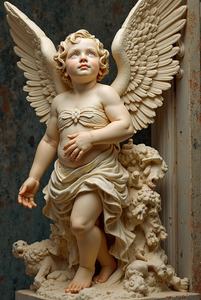 cherub statue