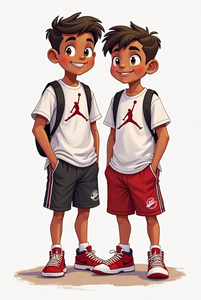 Je veux une photo de 4 garçons jeunes adultes
black 🥰
L'un grand de taille
Un autre costaud mais légèrement plus petit en taille
Un gars plus court et costaud que tt les autres 
Et le dernier porte des lunettes 👓 et est plus grand que celui qui est court et à les cheveux coiffés très bas contrairement aux autres et leur beaux cheveux 
Ils sont tous très beaux avec de jolis yeux et adorent les air Jordan et le basket ainsi que le football ⚽ 
Et l'image doit être sous forme de dessin animé 