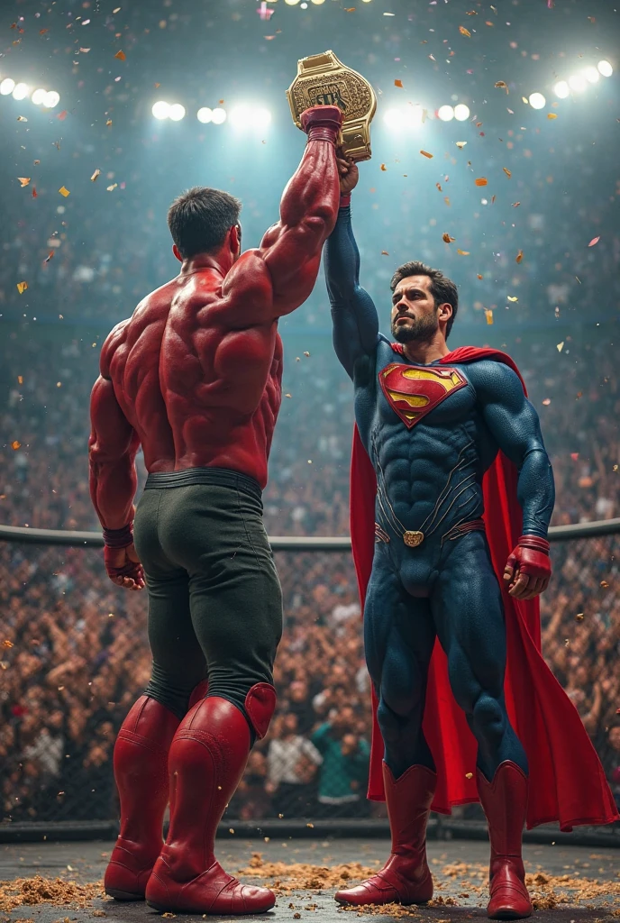 Henry cavill on top of chris hemsworth