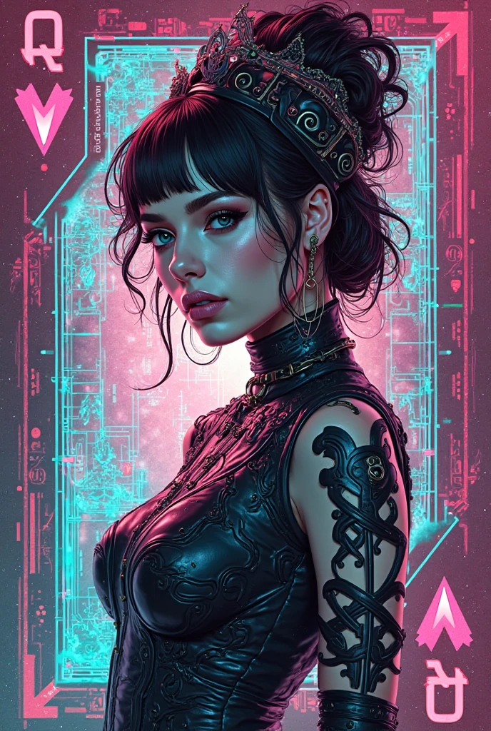 Double exposure Sketch with ink. A beautiful woman lays out tarot cards, mystical clothes and makeup. Multi exposure. Tarot cards Death Jester and a trio of goblets in the night sky. References to the work of Philippe Vignal . High Resolution, High Quality, Masterpiece, ultra hd, realistic, vivid colors, highly detailed, UHD drawing, pen and ink, perfect composition, beautiful detailed intricate insanely detailed octane render trending on artstation, 8k artistic photography, photorealistic concept art, soft natural volumetric cinematic perfect light,digital rendering. sharp focus, studio photo, intricate details, highly detailed