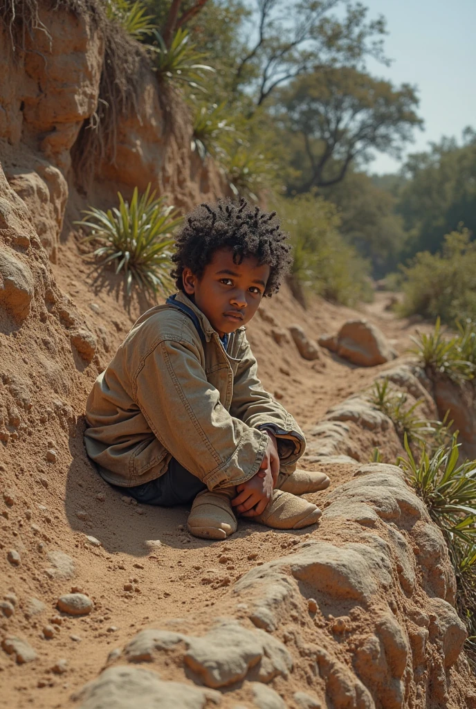Date: 1971
Country: South Africa
Description: Against the backdrop of Soweto, a young boy eagerly listens to stories told by an elder, reflecting the importance of oral traditions during a time of political change.