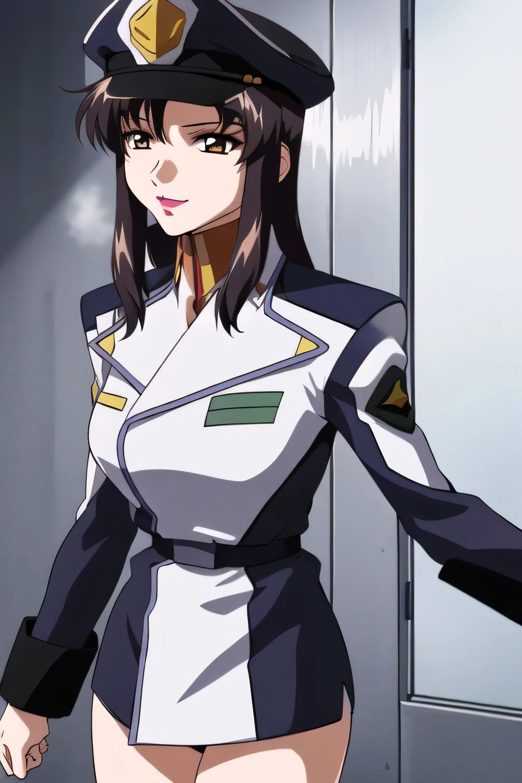 一people々々々々stand,smile,I'm drawing the expression of。It depicts her expression more delicately,she's wearing a military hat, With legs ,It completely interferes with escape, black leather micro mini skirt , wearing miniskirt police uniform ,その仕事は1people々々々々々々々々々々々々々々々That's enough,40歳大people々々々々々々々々々々々々々々々々 sexy woman, police uniform, It It depicts her expression more delicately,足を広げて Dark Blue Pantiesを見る,(draw a more delicate expression),( police uniform),( black leather miniskirt、it rubbed against her chest )( Dark Blue Panties ),that job is great, I need it for work、 No need to cut his face,but、I was surprised, don't prepare your face for work that interferes with your escape ,Yellow Shirts, He's wearing a miniskirt, , I'm a woman close to 40 years old、I'm drawing , , Big Breasts, Thin Waist , , ,I'm a woman close to 40 years old、I'm drawing , people々々々々々々々々々々々々々々々々々 It's an accurate depiction of hands and feet