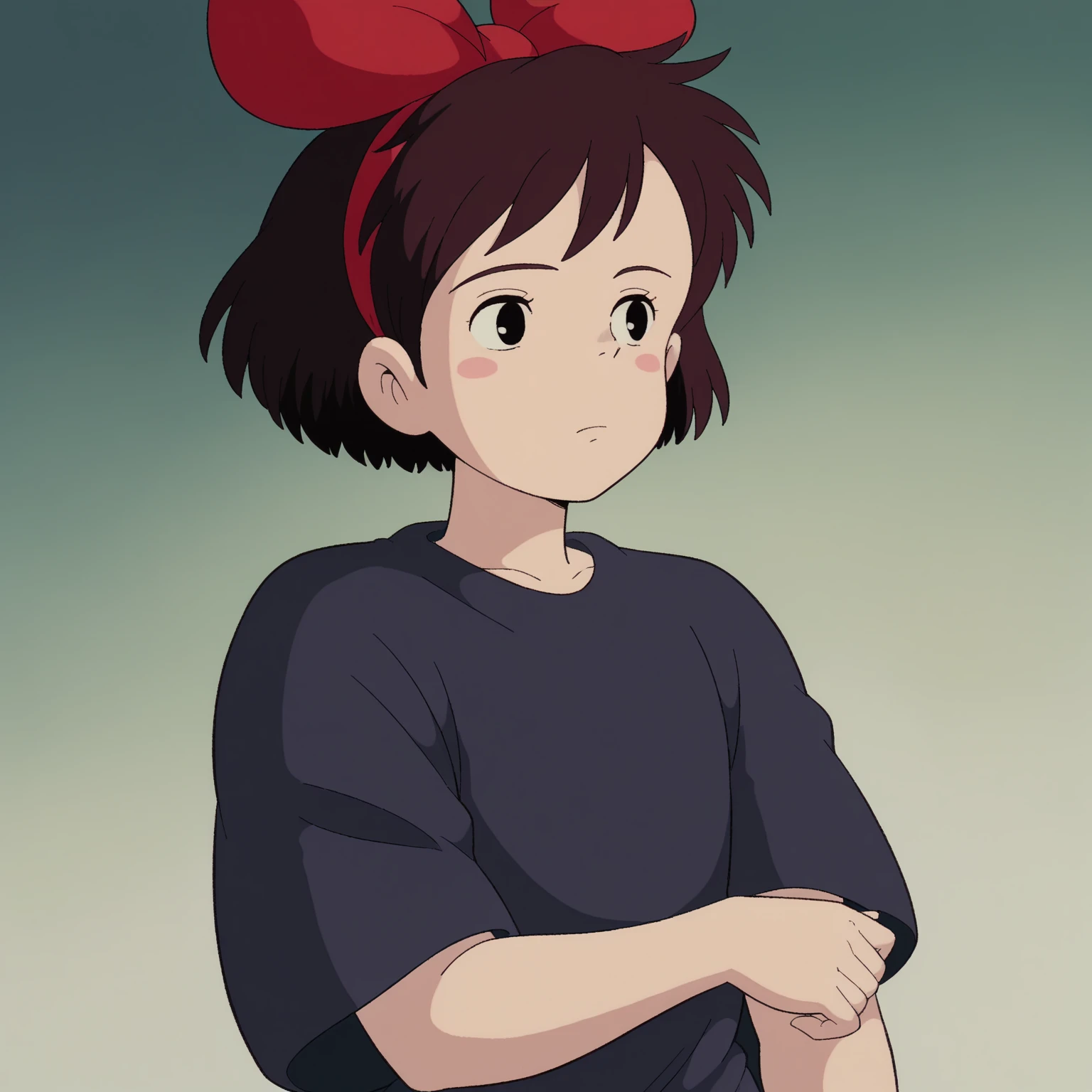 score_9, score_8_up, score_7_up, score_6_up, score_5_up,
1 girl, solo,_head, black_hair, hair_bow, bow, ãã©ã¹ , _ stickers , short_hair,, hairband, black_eye, On_return, dress, official_style, Retro_artstyle, short_sleeve, upper_body, expressiOnless