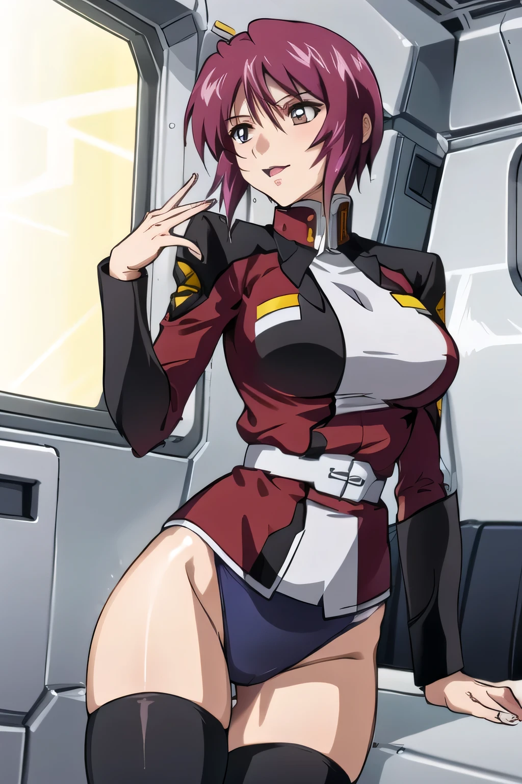 Pink hair roots,smile,Big Breastsでもウエストが細い, wet 、I can see through her skin,彼女のPink hair rootsの色がより鮮やかになりました、 It's an accurate depiction of hands and feet 、flight attendant's uniform with legs,It depicts her expression more delicately, Dark Blue Panties ,(draw a more delicate expression),( lightning),( navy blue blazer, dark blue micro mini skirt ),(the bottom of the blazer is a white blouse)( Dark Blue Panties ),brown stockings,Black High Heels,一people々々々々々々々々々々々this is a great enough job, don't cut your face。I need it for work。, ,, , , She's an attractive woman , 立っているpeople々々々々々々々々々々can you draw things、 , , Big Breasts, Thin Waist , , ,I'm a woman 立っているpeople々々々々々々々々々々can you draw things、is very important at work, Her 5 fingers,people々々々々々々々々々々々々cinematic lighting and ray tracing to see Dark Blue Panties through gaps ,30歳大people々々々々々々々々々 sexy woman,