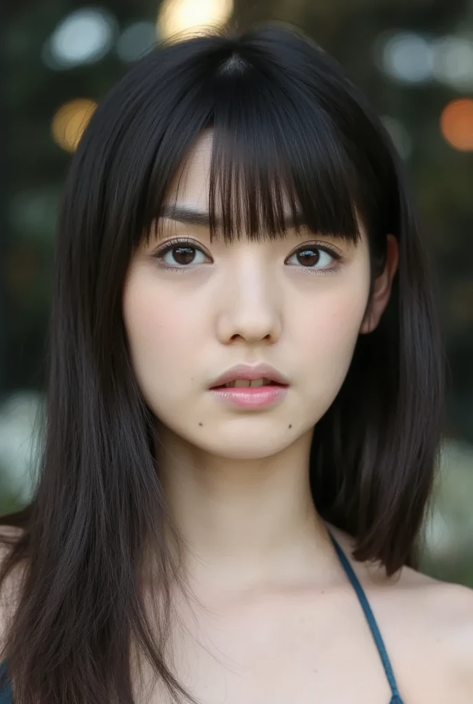 Night city (((sitting in the passenger seat of a car)), masterpiece, one girl per photo, ( girl, small face, very beautiful face, natural makeup) (fair, realistic skin) (sparkling eyes), brown hair, ((inside, presence of chest hole, ivory white tank top)) ((denim ultra-short damaged shorts)) bright smile, long hair, hair behind ears, shiny smooth blonde hair, asymmetrical bangs, 8k resolution, high details, elaborate hairstyle, detailed face, beautiful breasts, beautiful chest, slim waist, big buttocks, slim thighs, octane description, ultra-realistic, perfect limbs,, perfect five fingertips, perfect anatomy, legs spread, one leg up, inviting pose, below-the-knee angle, short boots, bold and sexy pose