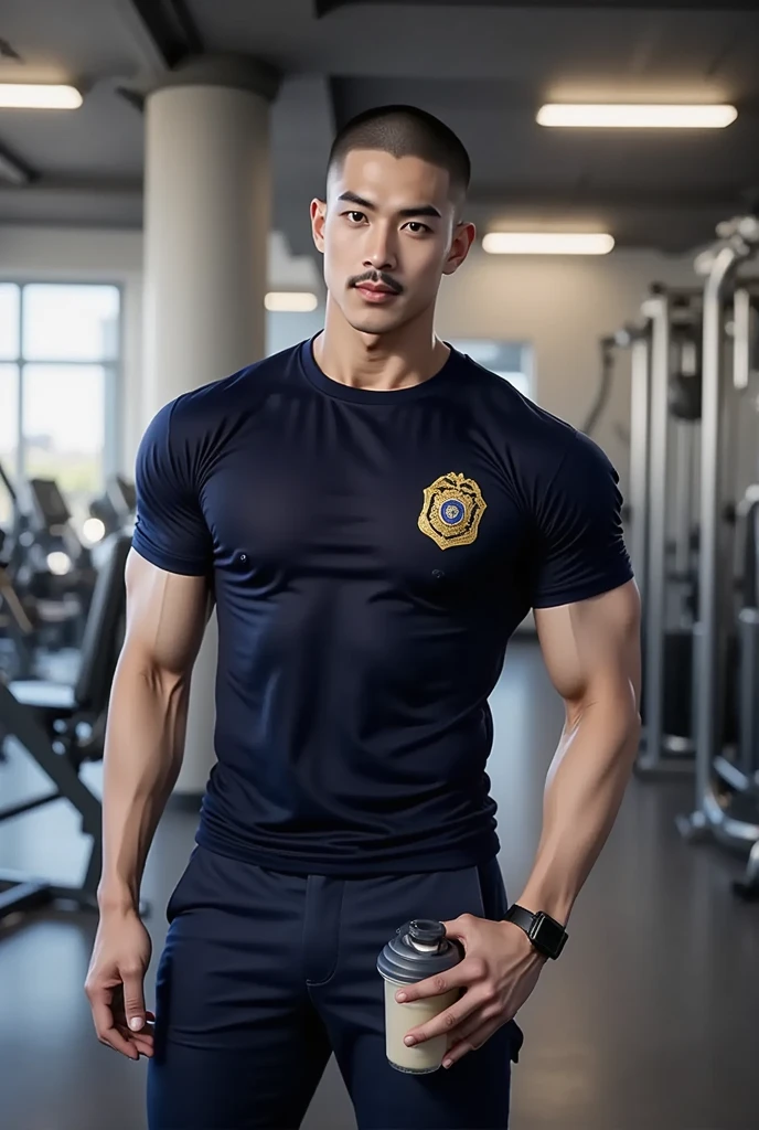 top-quality、​masterpiece、超A high resolution、(realisitic:1.4)、详细的脸、独奏、１human male、Dark hair、glistning skin、dense skin、(asian human)、architectural、(absurderes、hight resolution、ultra-detailliert)、、1 male、Adults、(An 18-year-old man)、a handsome、tall muscular man、broad shoulder、extra very short hair、angular jaws、thick neck、thick eyebrow、extra very short hair、A dark-haired、fine eyes and detailed face、 Highly detailed CG Unity 8K wallpapers、intricate-detail、(Style Swirl Magic:0.7)、looking at the spectator、独奏、(full body Esbian:0.6)、细致背景、A detailed face、dynamicposes、、Urban background、dynamic compositions、 big muscle、、((((Crotch bulge))))、a handsome、 ((masutepiece:1.4, Best Quality)), ((masutepiece, Best Quality)), (photographrealistic:1.4)、(((Baseball Player)))、sports wear、M-shaped legs, Pubic hair, Open legs, ,  Abs, ((Erection 1.2)), (Moccoli: 1.4), (Manly chest plate)), Sweating, (He is wet, Wet 1.2),, (Slipping thin underwear, Wet and beautiful 1.4)), Blood vessels in the arm、Baseball、Baseball Cap、Chinese Bishonen、baseball attire,Baseball Shirts