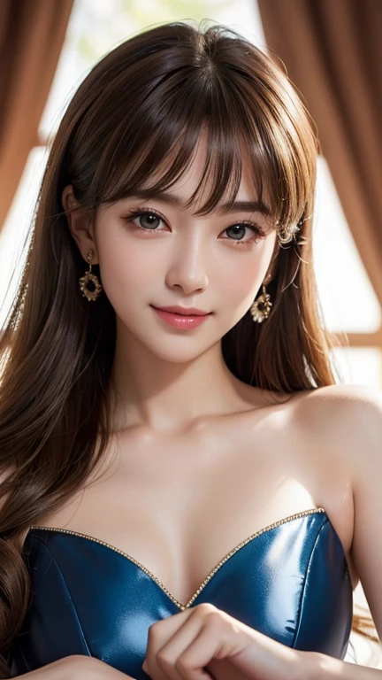 (4k quality:1.3),(Highest quality:1.3),(Whitening:1.6),(Large Breasts:1.6),(The best beauty:1.5),rich,Upper Body,smile,(Strapless Bunny Girl:1.3),Overflowing breasts,(jewelry),Captivate a man,Cleavage,(Super Celebrities:1.5),(Supermodel:1.4),(Whitening:1.2),(Tight waist:1.4),(Night viewの良いホテル:1.1),(luxury:1.2),(Arisa Hanyu:1.5),(anorexia:1.4),(Night view:1.3),(Face close-up),Catchlight,(Child's face:1.6),(smile:1.1),(Light blue hair:1.3),(Half Up Hair:1.3),(Light blue eyes:1.4),(2D cuteness:1.5),(Cute Makeup),Beautiful fingertips,(Sexy and cute:1.6),(Luxury hotel:1.6),(White Gal:1.6),(Transparent white skin:1.4),(albino:1.5),(Lighting hits the subject:1.3)