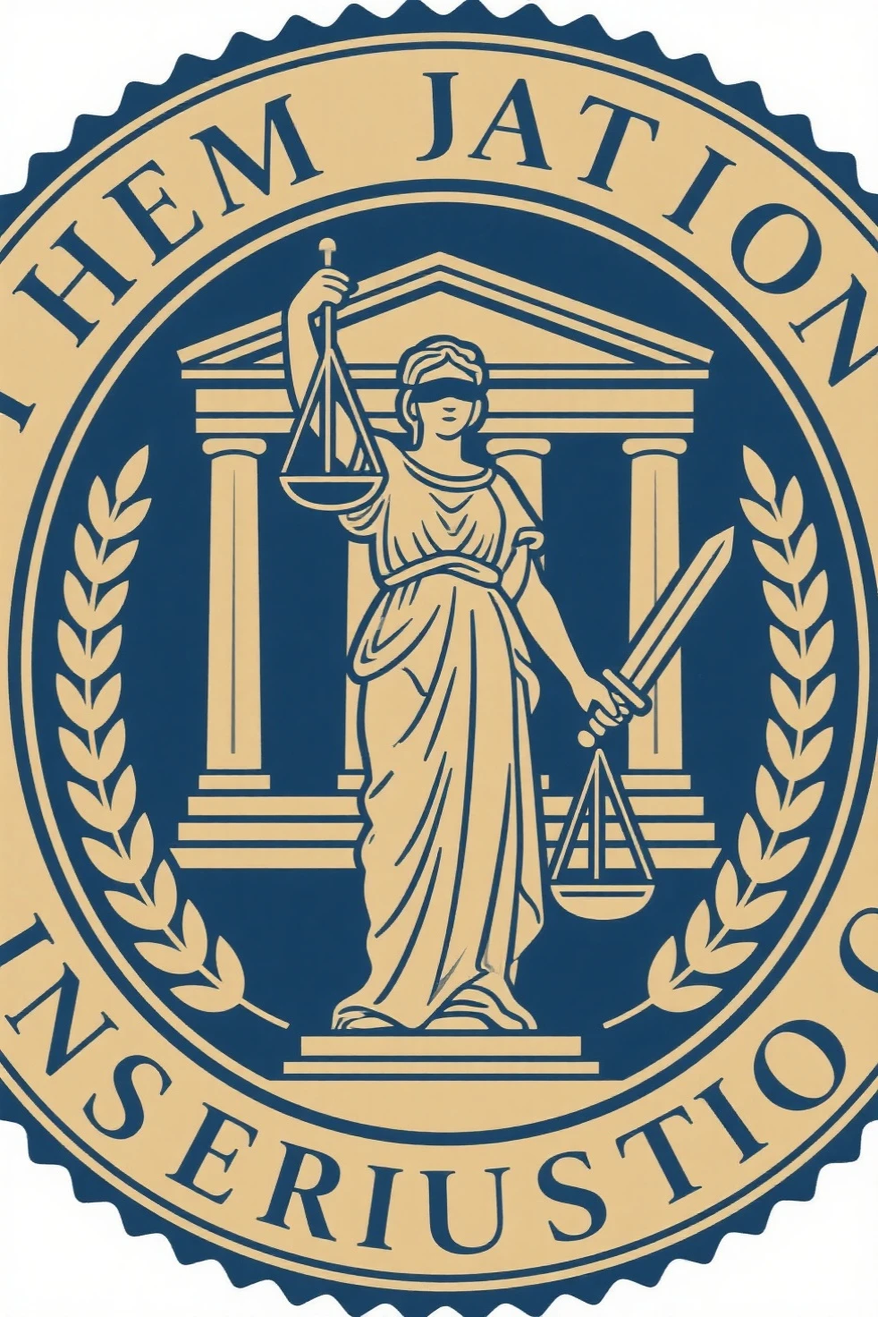 The circular logo features an illustration of Lady Justice in a side profile, blindfolded to symbolize impartiality, holding a balance scale to represent fair judgment. Behind her, an American flag with alternating red and white stripes and a blue field with white stars emphasizes justice within the United States. Encircling the illustration is the text "HONORING STATE EVIDENCE ASSOCIATIONS" in a formal serif font, giving it an authoritative appearance. The color scheme of blue, red, and white reinforces the patriotic theme, while the detailed, engraving-style drawing of Lady Justice and the text add a classic and dignified look to the logo.