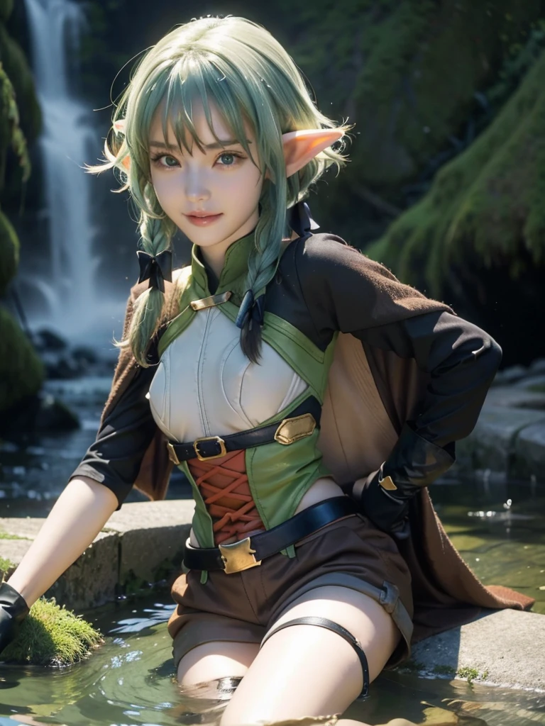 elf  archer girl  magic fantasy 