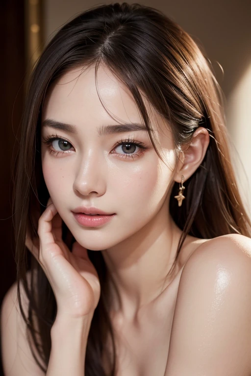 High-quality work，Realistic works，Super premium graphics，8K HD CG works，high quality graphics，High-definition and exquisite CG works，10x pixels，Ultra-fine details：1.1，Advanced technical details：1.1Realistic photo effects，Interior lighting effects：1.5，natural soft light：1.5. Light effect（Virtual light effects：1.8），ultra high resolution，shining dress，sliver long hair，silber hair，transparenthair，high detailed hair（Quality hair details：1.1）Clear eyes，Double eyelids look good，Sharp eye makeup, Create exquisite eyelash makeup, tthin eyebrows, Ultra-detailed eyes，a tall nose, lovely red lips, rosey cheeks, With delicate makeup on her face , pretty face, The face shape is perfectly proportioned,（Advanced facial details：1.1）(8K), (highest quality: 1.2), (realistic), (realistic: 1.37), ultra high resolution, (1 girl, cute, smile, closed mouth, thick lips,red lip,beautiful details, beautiful nose, (straight black hair), smooth hair,giant dulcefo, self snap,(Light colored sports bra),(Yoga Shorts:1),(Natural knee-high socks),(Model poses at the motor show),(Standing:1.1),Close up on wet thighs,(Medium Shot:1.2),cleavage,From above，Women's artwork，Dress full body video，Realism，Amazing Cleavage，My eyes are very bright today
