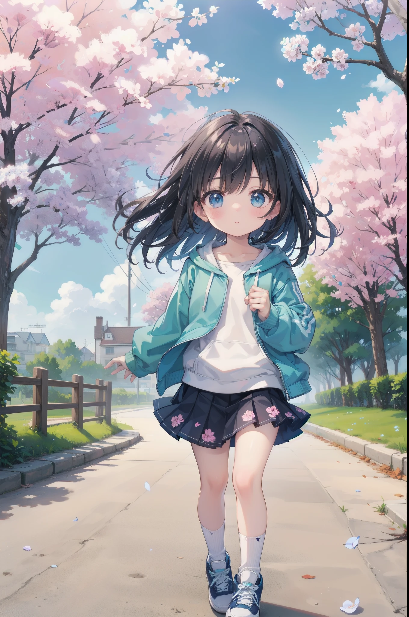 2girls, eyecatch, 1.15::rating:general::, no text, amazing quality, best quality, very aesthetic, absurdres, Digital illustration, anime style, year 2024, upper body, three quarter view, location, outdoors, spring, cherry blossoms, road, -2::halftone::, -2::photo background::, inset border,
(ミニスカート:1.5),
(face close-up:1.4), (NSFW:1.3), (金髪碧眼:1.2), カチューシャ, (flat chest:1.3), (青空:1.5),
Nemophila Breeze Sport Chic
Sky-blue sport bra with white floral mesh overlay resembling Nemophila petals,
paired with asymmetrical pleated mini skirt in soft nylon with wind-rippled layers,
Lightweight cropped zip-up hoodie with translucent sleeves printed with scattered blossoms,
White ankle socks and running sneakers with baby blue accents, Cool, active, and petal-fresh
BREAK