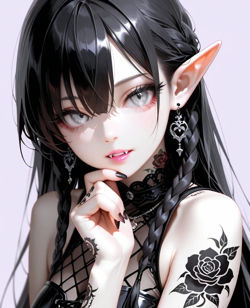 mermiad,girl,goth,cute