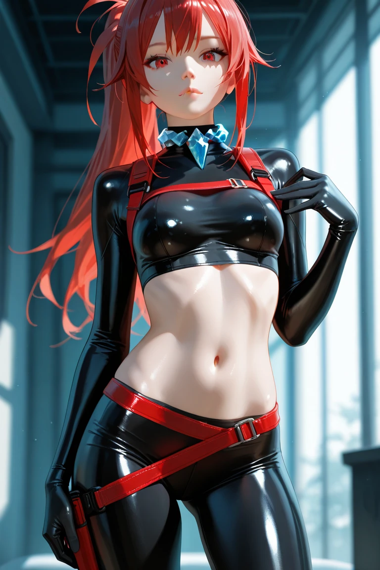 Succubu sexy, tiene alas de demonio, tiene cola de demonio,sexy, desnuda,small, joven, cuerpo muy delgado, super skynny body, small and beautiful buttocks, abdomen tonificado, puedo ver sus senos grandes y perfectos,, guantes, botas, pose sexy, malevolent, obscena, poderosa, super sensual, ella esta volando sobre la ciudad, Dramatic background, en el fondo la ciudad esta en llamas, apocalyptic atmosphere, mirada sensual, ojos azules y hermosos, classic two pigtails hairstyle,Hair dyed in bright red color, Best quality,8K,A high resolution,Masterpiece,Ultra detailed,Realistic, Photorealistic,photo realistic