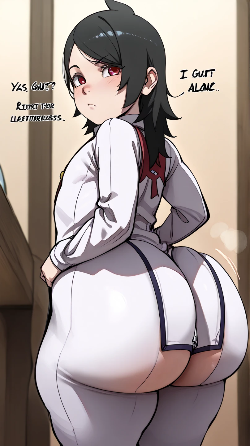 ((kugisaki nobara)),((velocity)),Yellow smoke,sticking out the butt,Attacked by farts, (((Women stand)),velocity,(Yellow smoke is rising),i'i'i'i'i'i'principal's office)),((One Woman)),((A girl smells a fart and smiled faintly)),((fart while lgrab her ass)),((blushing)),(masterpiece:1.2、top-quality)、(the Extremely Detailed CG Unity 8K Wallpapers、ultra-detailliert、Best Shadows)、(细致背景)、(The best lighting、extremely delicate and beautiful)、depth of fields、1girl in、独奏、looking arround her,Women wear jujutsu school uniform,Ephemeral,,(brownhair),(jujutsu outfit)),((((Girl is embarassed when she smells the bad smell of farts)))),outfit like a jujutsu witch,((((profile facing diagonally)))),((i'I closed my mouth with hand feel embarassed...)),((big boob)),((big butt)),((embarassing look)),((massive fart)),((fart text))