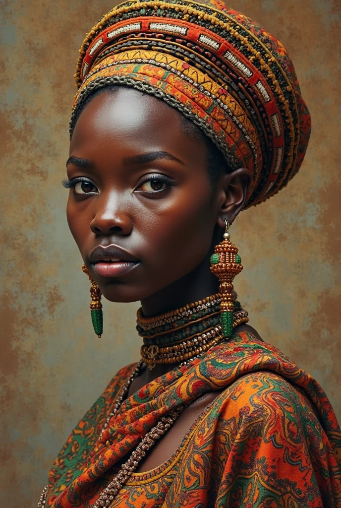 Gena a very beautiful igbo woman of about 30years named Akunne dressed in igbo attire 