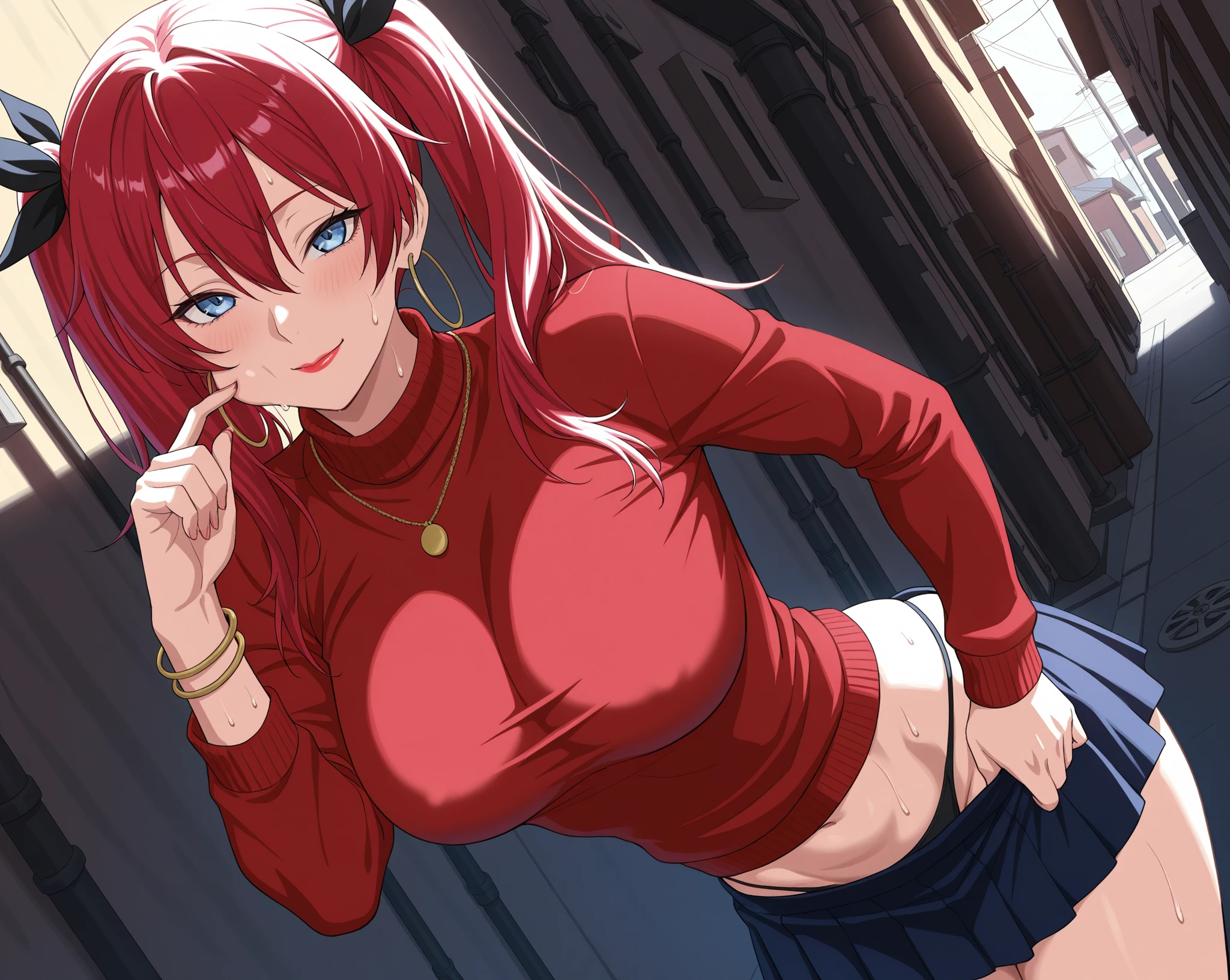 ((Best Quality, 8K, Masterpiece: 1.3)), Focus Clear: 1.2, Top quality, high image quality, masterpiece, photo realistic, (((huge breast, huge hips, huge thigh, focus breast, focus hips, focus thigh, nice body)))