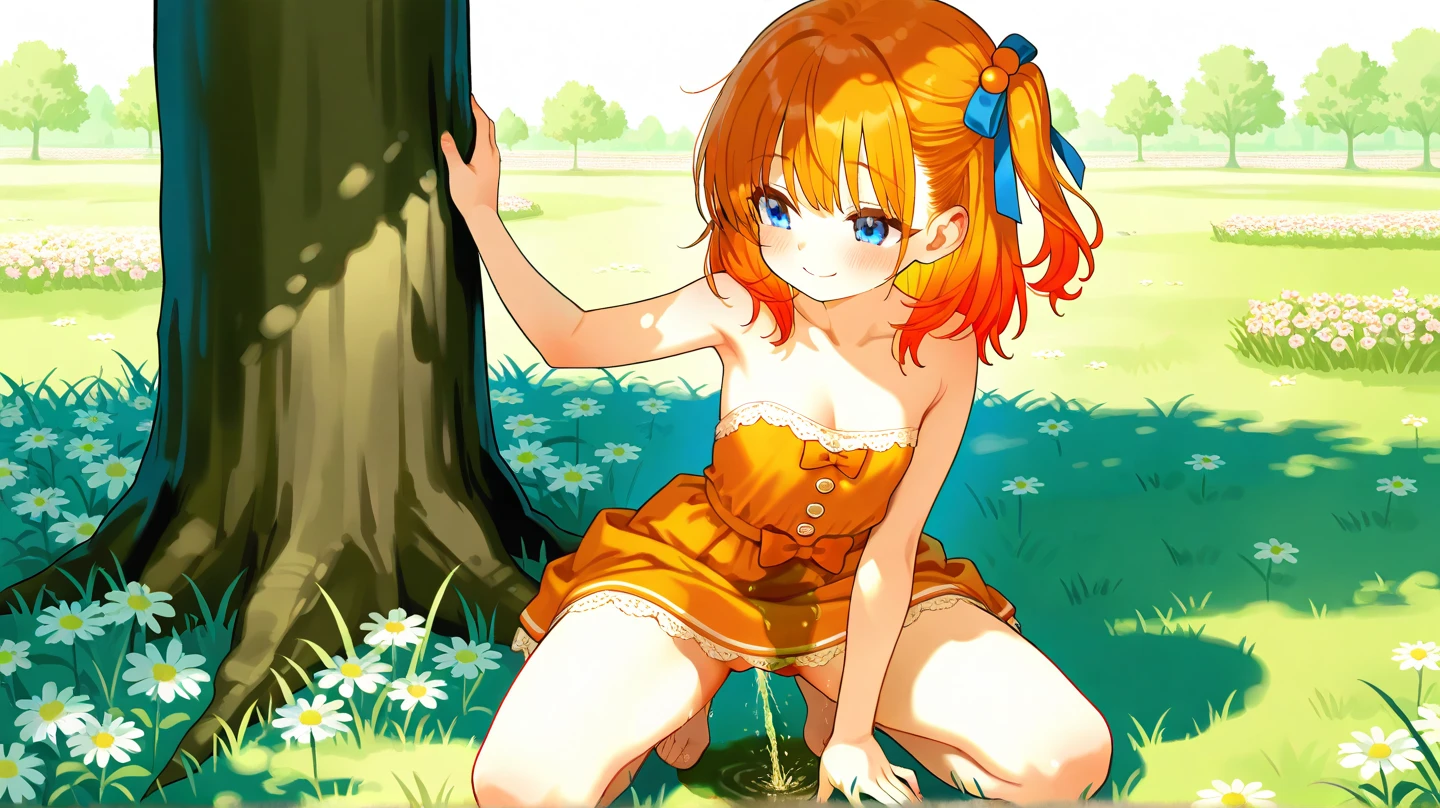 , Petite little small junior body, tiny, Small breasts, Small breasts, Small breasts, curerosetta, Orange Hair, twintail, open vagina, open vagina, open vagina, Embarrassed, Open your mouth happily, Squint your eyes, topless, topless, topless, Nipples are visible, Nipples are visible, Nipples are visible, Large nipples, garden,  little small junior body, tiny, Small breasts, Small breasts, Small breasts, Sit and spread your legs, open vagina, open vagina, open vagina, A thick and long purple dildo in the vagina+Clear liquid, A thick and long purple dildo in the vagina+Clear liquid, A thick and long purple dildo in the vagina+Clear liquid, Peeing forcefully and making a puddle on the floor, Pee splashes, Peeing forcefully and making a puddle on the floor, Pee splashes, Peeing forcefully and making a puddle on the floor, Pee splashes, high quality, high detail, beautiful, 8k, Detailed face, Detailed nipples, curerosetta, Orange Hair, twintail,