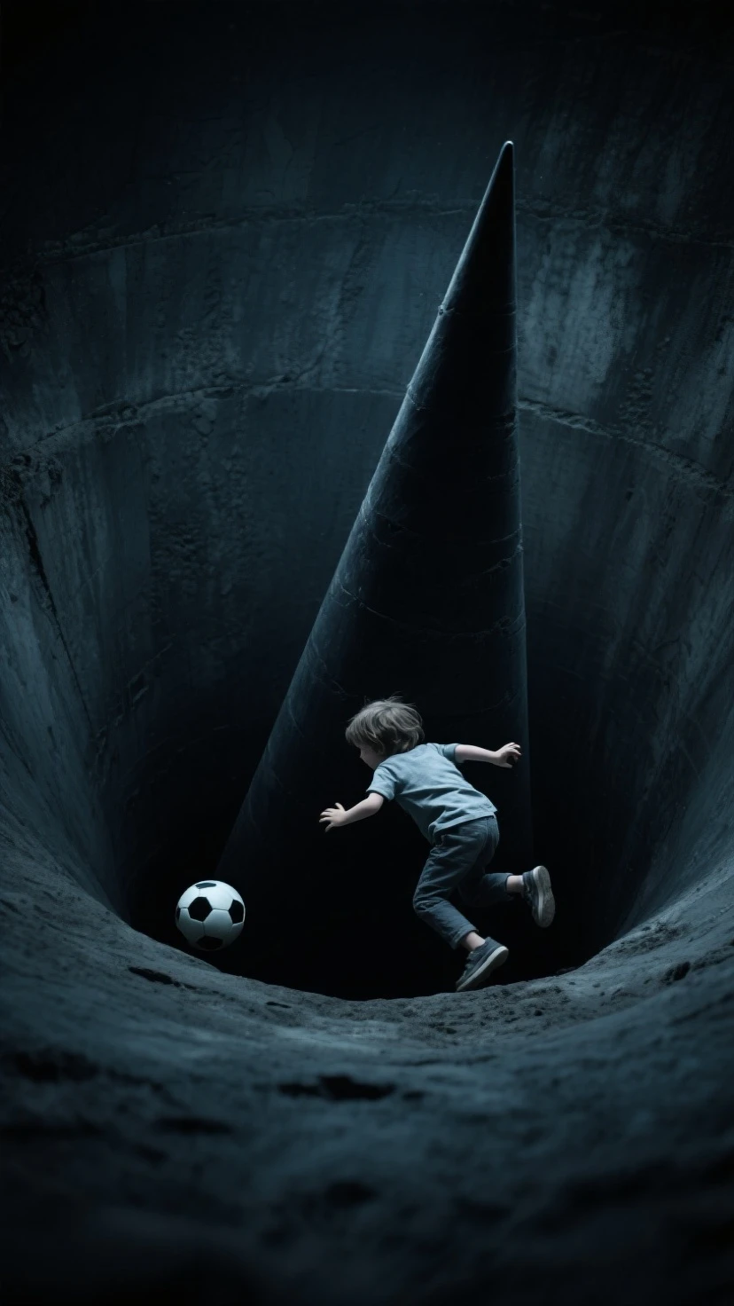 A teenager with his back turned a little dark with short brown hair, with a kroos 8 madrid shirt. desperately searching under a rock