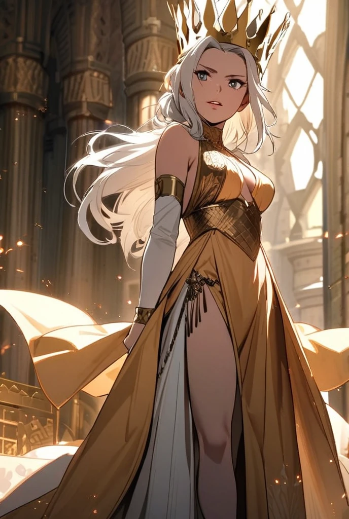 Queen,Innocent expression,Innocent smile,crown,redcloak,Blonde, red,redcloak,cloak,Transparent skirt,Transparent textured skirt,Transparent textured skirt,Transparent shirt,Transparent coat,Transparent coat,Transparent coat,Translucent raincoat,Bottom lining,内衬搭配Transparent coat,Bikini underwear,半Transparent coat,No nsfw content,Transparent coat下面是内衣,Transparent textured skirt,Content Review