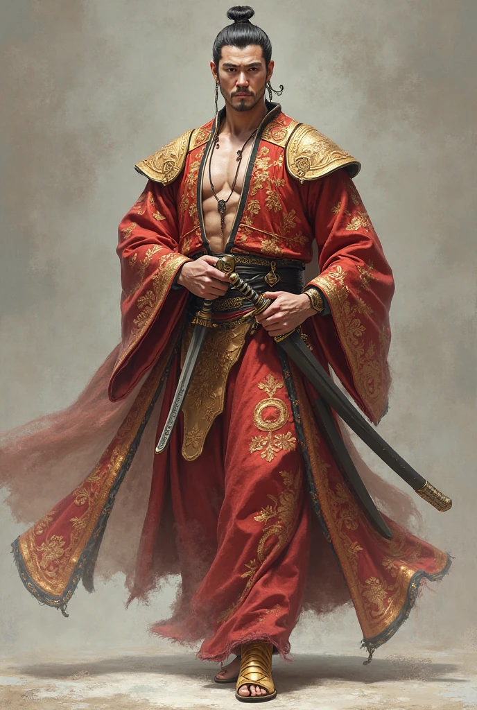 Handsome guy, 25 years old, undressing Asian guy, master work, best picture quality, higher quality, high detail, super high resolution, (realistic: 1.4) 8k resolution, delicate facial features, boys, big muscles, tattoos, glowing eyes, short hair, gray hair, hair details, (full body: 0.6), detailed background , [[Look away, look to the side, emphasize homosexuality and pay attention to every detail , Open Hanfu transparent tulle jacket, naked chest, naked abs, naked legs, (crotch bulge), , Fa gong, Chinese kung fu, fingerless gloves, Wristbands, dragon themed costumes, monk robes, dynamic composition,,, wood, wood background, very much wood, wood around the body, dead wood, lots of branches background, Chinese wood carving, wood carving modeling crafts, holding wood carving magic vessels, night